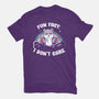 Fun Fact I Don't Care-Womens-Basic-Tee-koalastudio