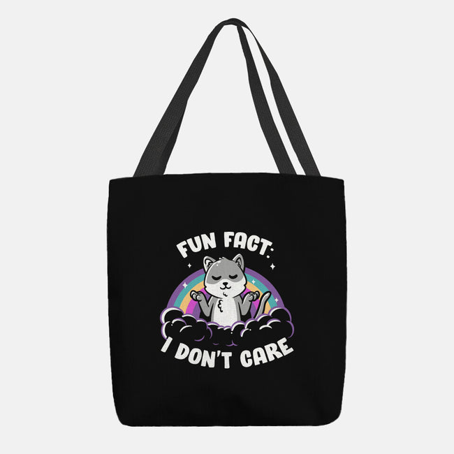 Fun Fact I Don't Care-None-Basic Tote-Bag-koalastudio