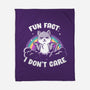 Fun Fact I Don't Care-None-Fleece-Blanket-koalastudio