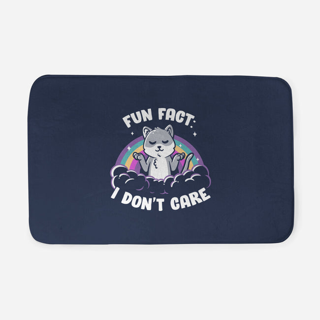 Fun Fact I Don't Care-None-Memory Foam-Bath Mat-koalastudio