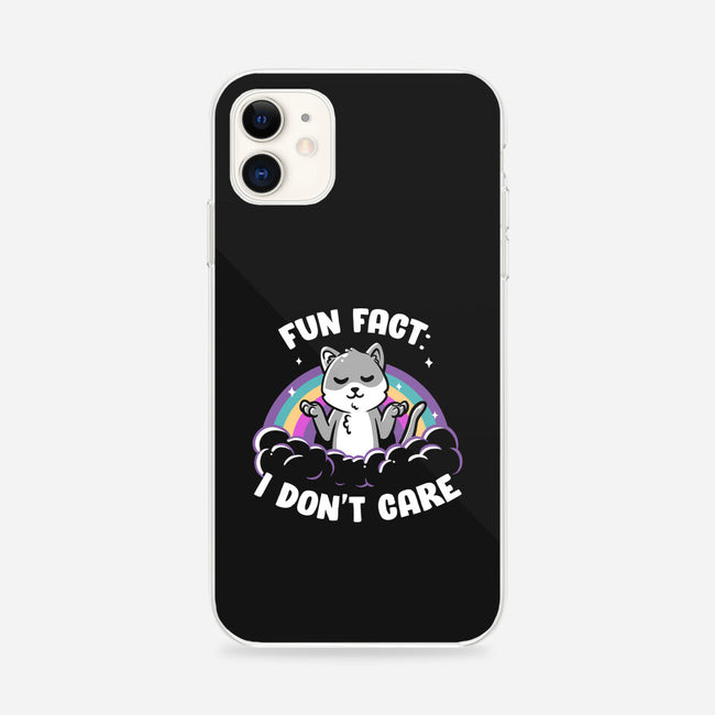 Fun Fact I Don't Care-iPhone-Snap-Phone Case-koalastudio