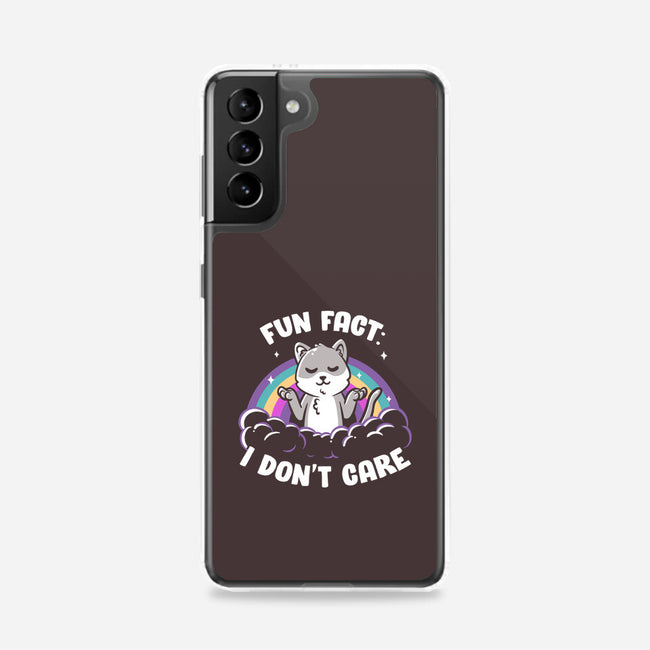 Fun Fact I Don't Care-Samsung-Snap-Phone Case-koalastudio
