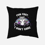 Fun Fact I Don't Care-None-Removable Cover w Insert-Throw Pillow-koalastudio