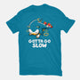 Gotta Go Slow-Womens-Fitted-Tee-koalastudio