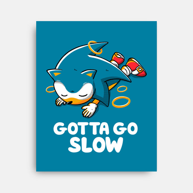 Gotta Go Slow-None-Stretched-Canvas-koalastudio