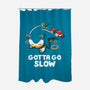 Gotta Go Slow-None-Polyester-Shower Curtain-koalastudio