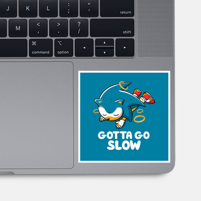Gotta Go Slow-None-Glossy-Sticker-koalastudio