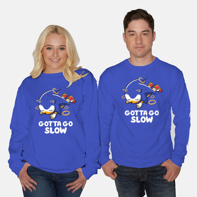 Gotta Go Slow-Unisex-Crew Neck-Sweatshirt-koalastudio