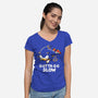 Gotta Go Slow-Womens-V-Neck-Tee-koalastudio