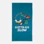 Gotta Go Slow-None-Beach-Towel-koalastudio