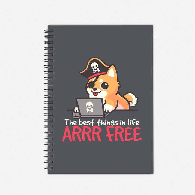 Web Pirate Dog-None-Dot Grid-Notebook-NemiMakeit