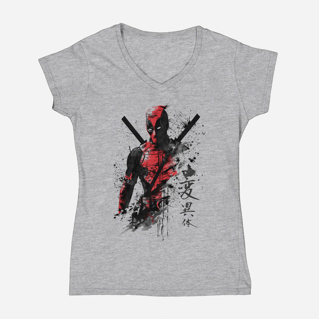 The Merc Ink-Womens-V-Neck-Tee-ddjvigo