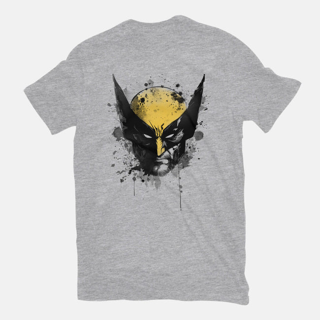 Logan's Mask-Womens-Fitted-Tee-ddjvigo