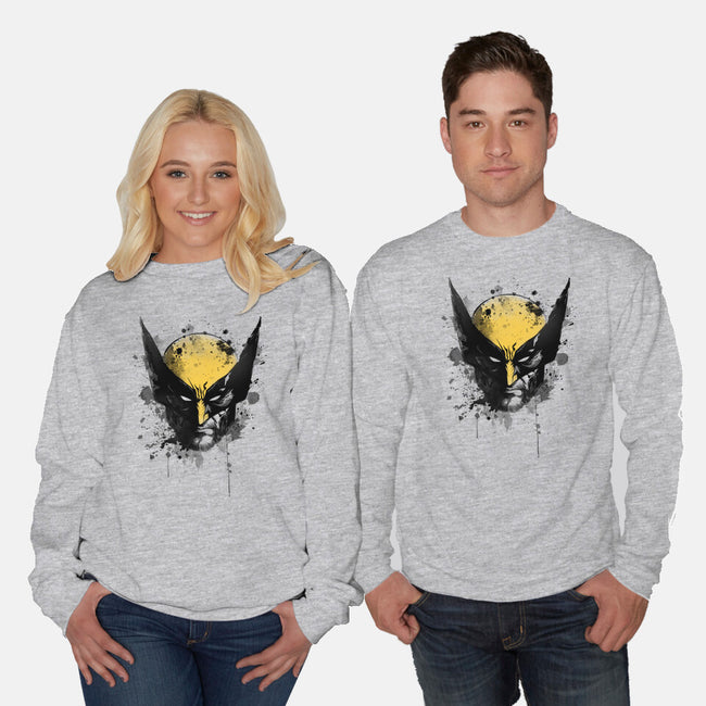 Logan's Mask-Unisex-Crew Neck-Sweatshirt-ddjvigo