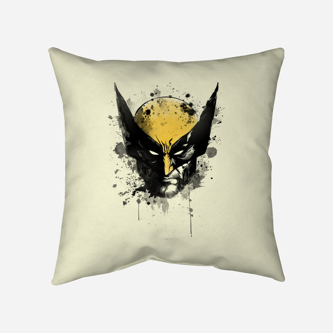 Logan's Mask-None-Removable Cover-Throw Pillow-ddjvigo