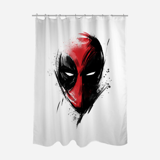 Merc's Mask-None-Polyester-Shower Curtain-ddjvigo