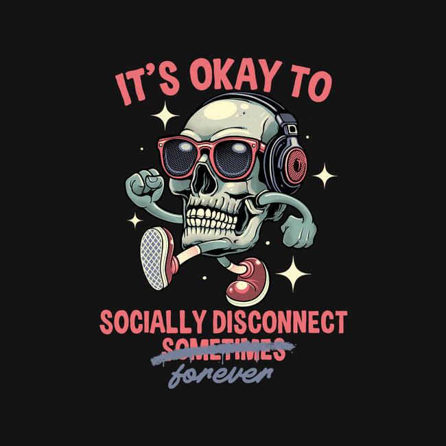 Socially Disconnected-Unisex-Crew Neck-Sweatshirt-gorillafamstudio