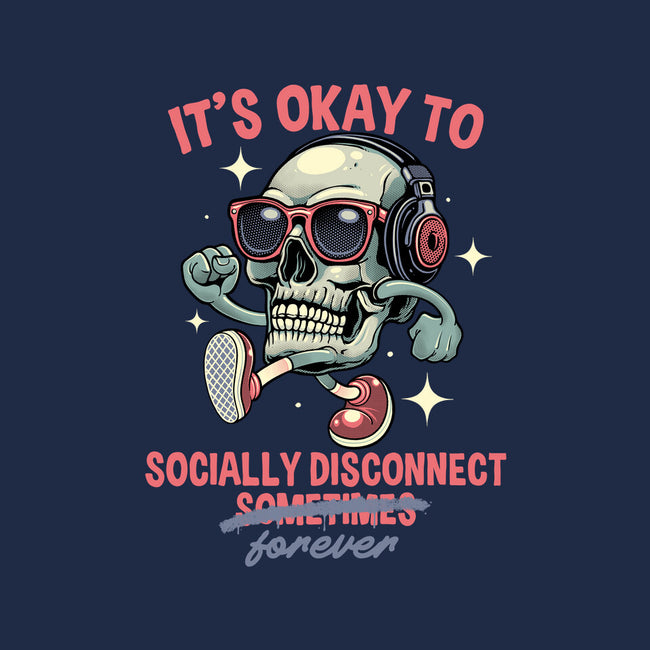 Socially Disconnected-Womens-Fitted-Tee-gorillafamstudio