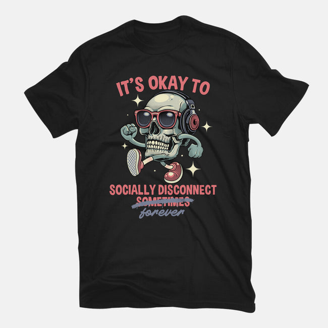 Socially Disconnected-Mens-Basic-Tee-gorillafamstudio