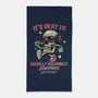 Socially Disconnected-None-Beach-Towel-gorillafamstudio