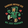 Gamers Respawn-Womens-Racerback-Tank-gorillafamstudio