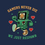 Gamers Respawn-None-Outdoor-Rug-gorillafamstudio