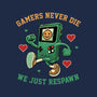 Gamers Respawn-None-Stretched-Canvas-gorillafamstudio
