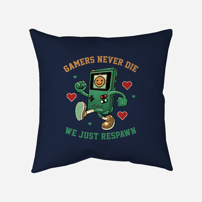 Gamers Respawn-None-Removable Cover w Insert-Throw Pillow-gorillafamstudio