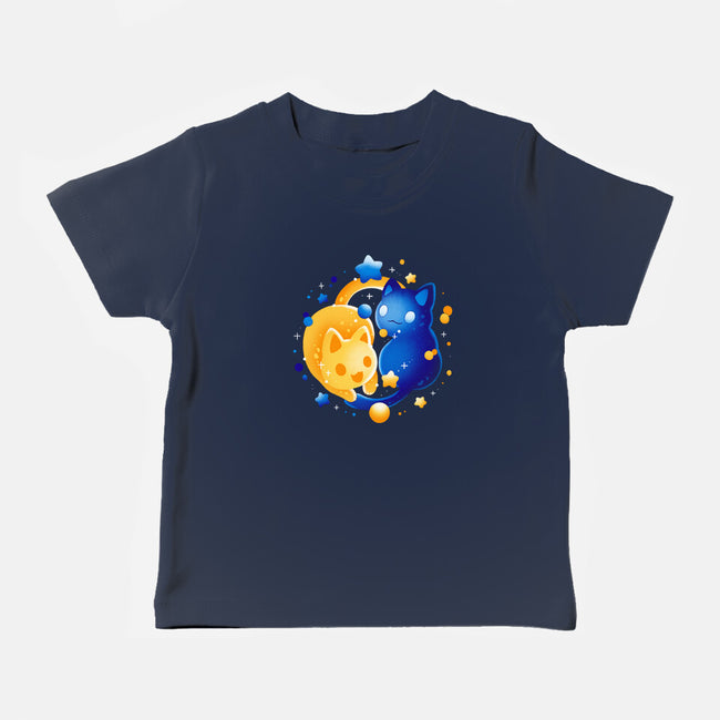 Sun Moon Kittens-Baby-Basic-Tee-Vallina84