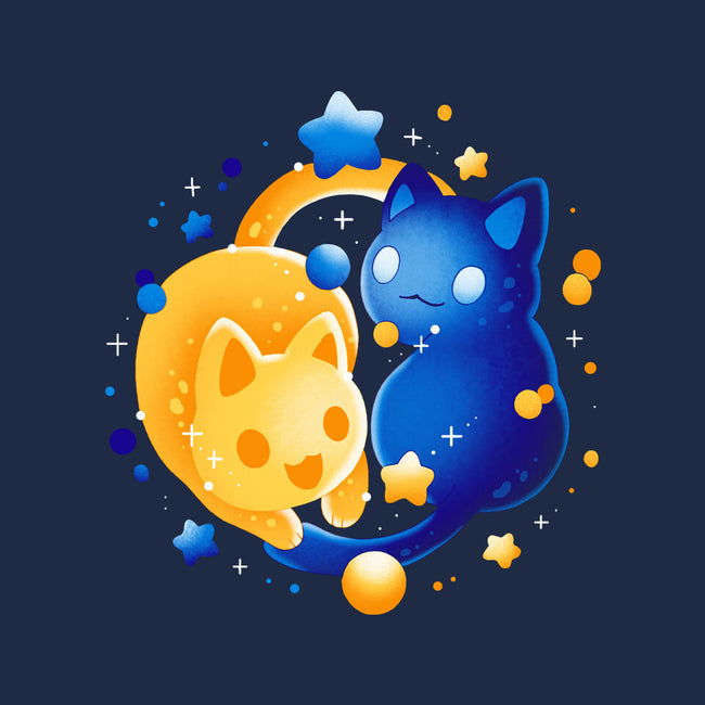 Sun Moon Kittens-Unisex-Basic-Tee-Vallina84