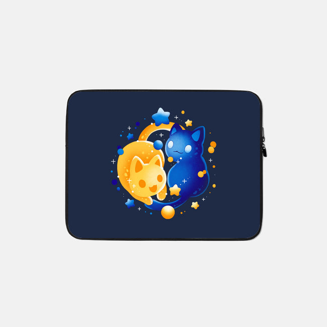 Sun Moon Kittens-None-Zippered-Laptop Sleeve-Vallina84