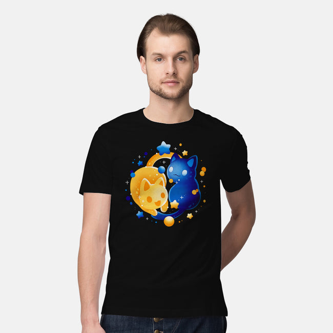 Sun Moon Kittens-Mens-Premium-Tee-Vallina84