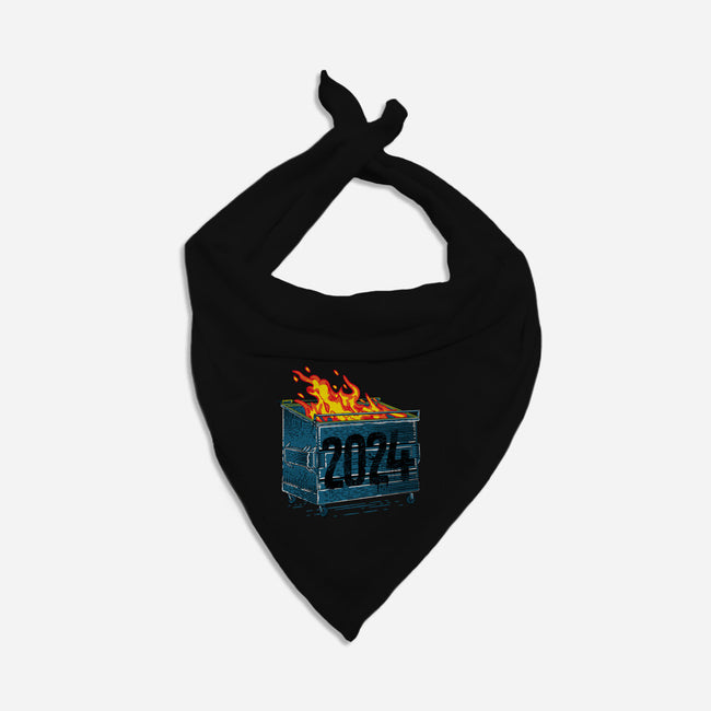 Dumpster 2024-Dog-Bandana-Pet Collar-rocketman_art