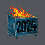 Dumpster 2024-None-Removable Cover w Insert-Throw Pillow-rocketman_art