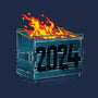 Dumpster 2024-Womens-Fitted-Tee-rocketman_art