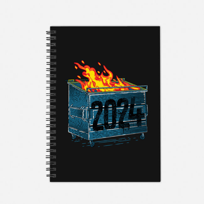 Dumpster 2024-None-Dot Grid-Notebook-rocketman_art