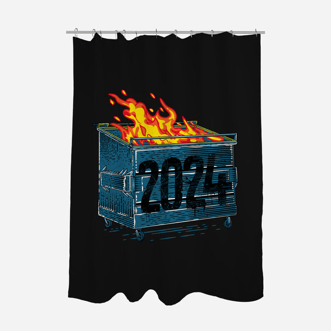 Dumpster 2024-None-Polyester-Shower Curtain-rocketman_art