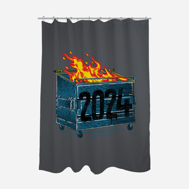 Dumpster 2024-None-Polyester-Shower Curtain-rocketman_art