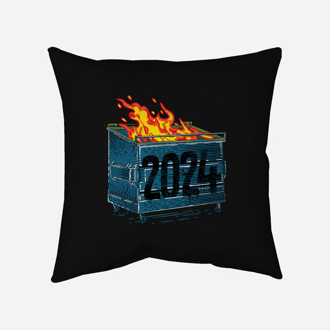 Dumpster 2024-None-Non-Removable Cover w Insert-Throw Pillow-rocketman_art