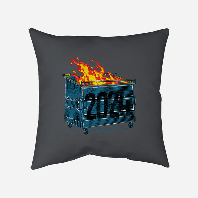 Dumpster 2024-None-Non-Removable Cover w Insert-Throw Pillow-rocketman_art