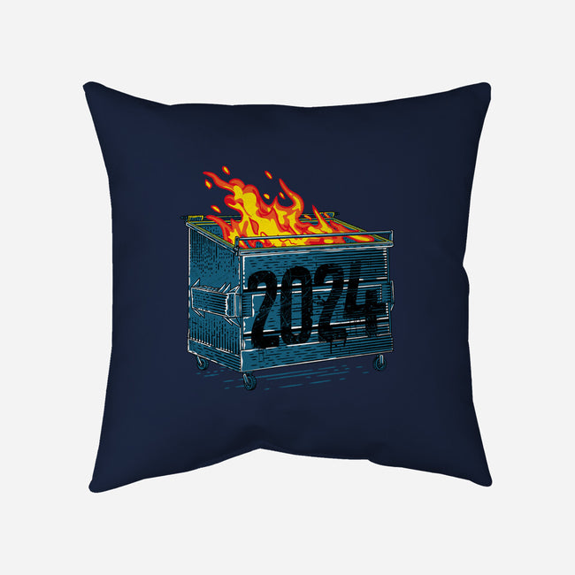 Dumpster 2024-None-Non-Removable Cover w Insert-Throw Pillow-rocketman_art