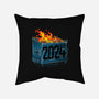 Dumpster 2024-None-Removable Cover-Throw Pillow-rocketman_art