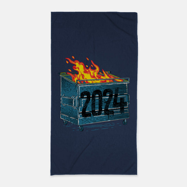 Dumpster 2024-None-Beach-Towel-rocketman_art