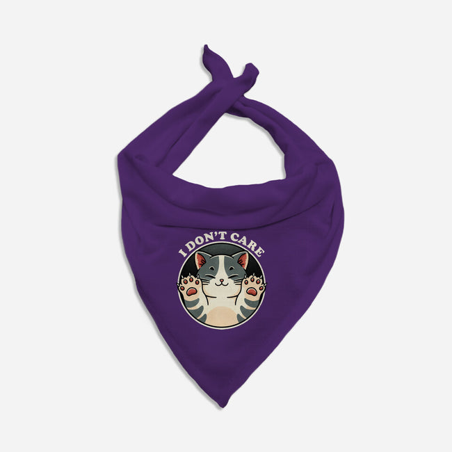 I Don't Care Cat-Cat-Bandana-Pet Collar-fanfreak1