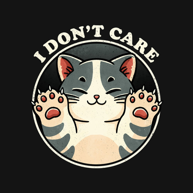 I Don't Care Cat-Womens-V-Neck-Tee-fanfreak1