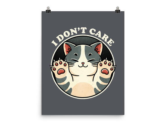 I Don't Care Cat