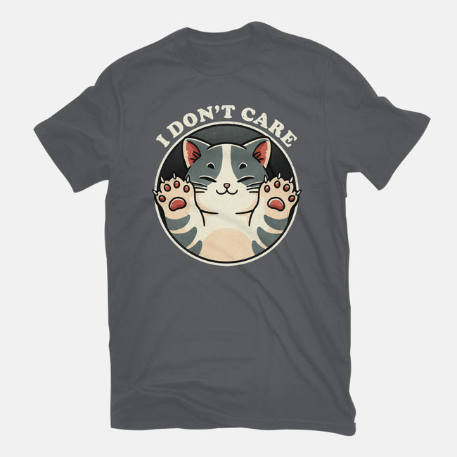 I Don't Care Cat-Unisex-Basic-Tee-fanfreak1