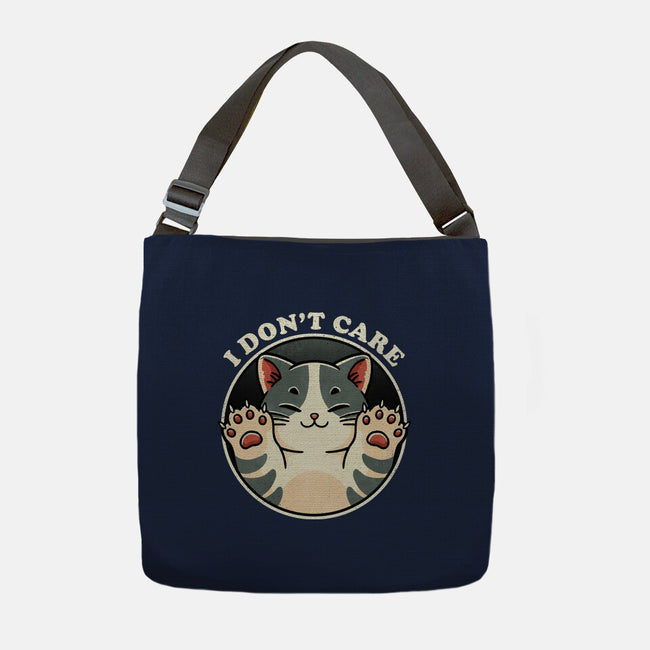 I Don't Care Cat-None-Adjustable Tote-Bag-fanfreak1