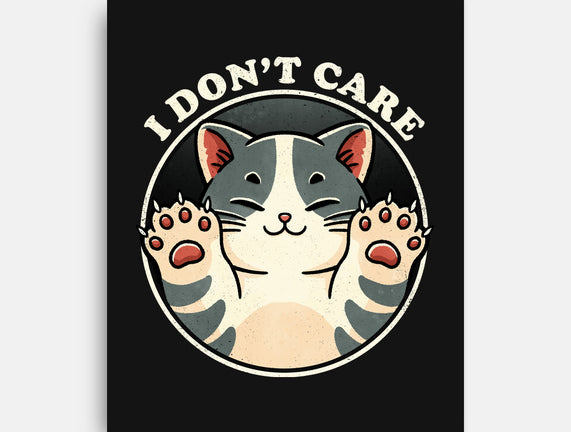 I Don't Care Cat