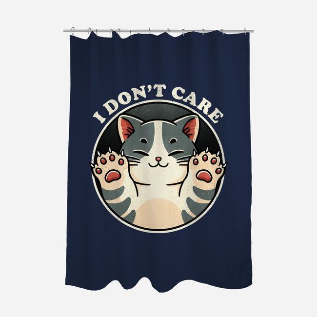 I Don't Care Cat-None-Polyester-Shower Curtain-fanfreak1
